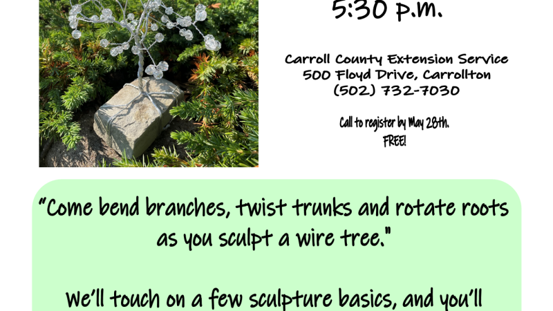 Wire Tree Sculpture